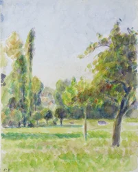 Estudio del Huerto de la Casa del Artista en Eragny-sur-Epte, c. 1890